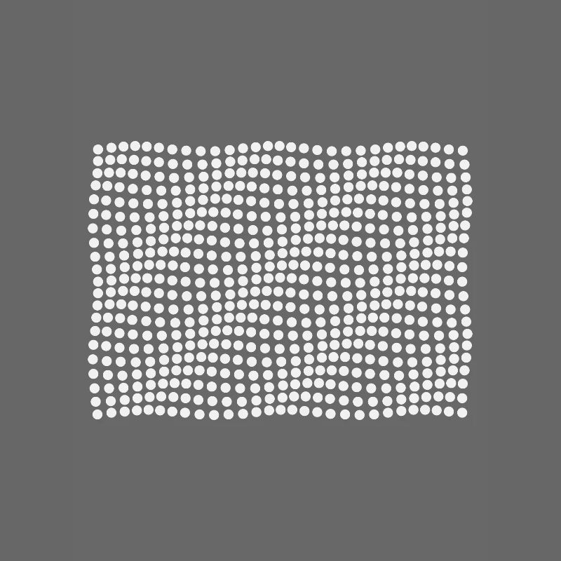 Optical illusion waves effect