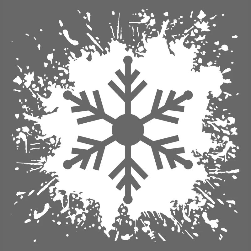 Cristal de glace de flocon de neige flocon de neige splash3