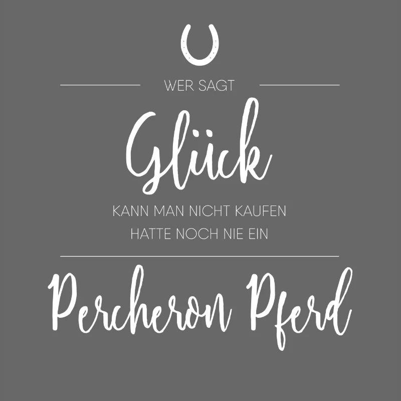 Percheron Pferd Geschenk