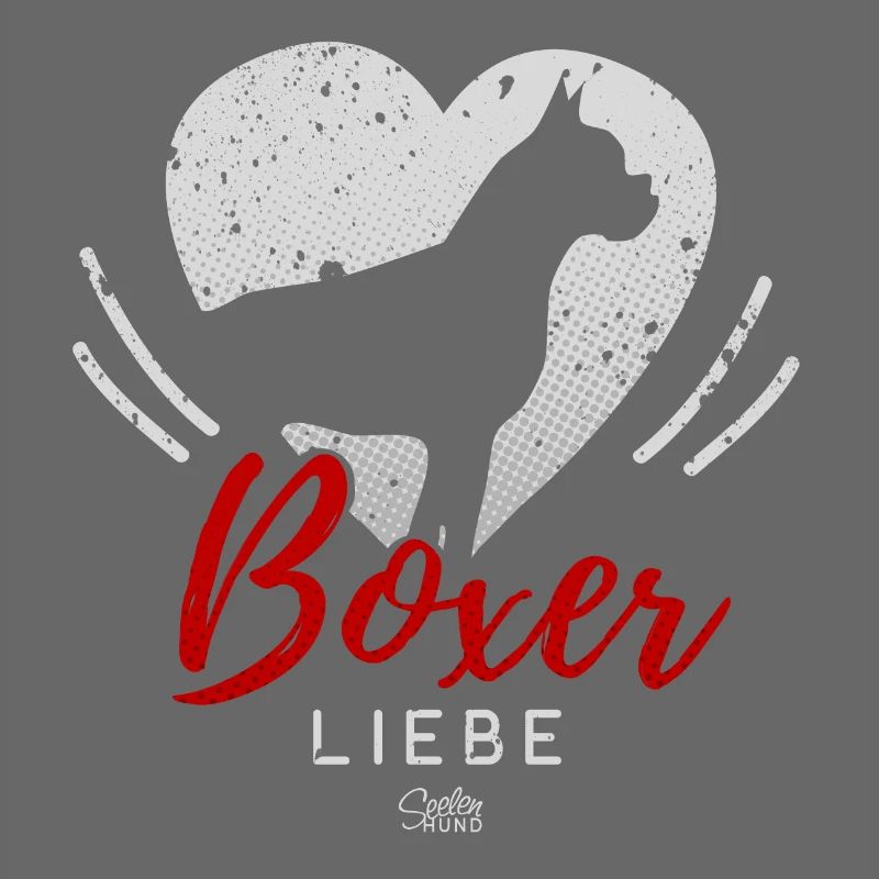 Boxer Liebe mit Herz