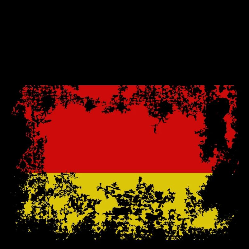 Flagge Deutschland Destroyed Effekt