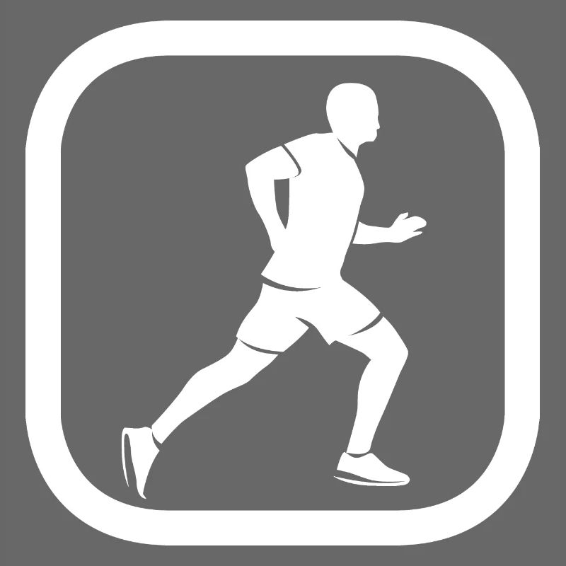 Run Runner Logo Run Runner Icône vectorielle graphique