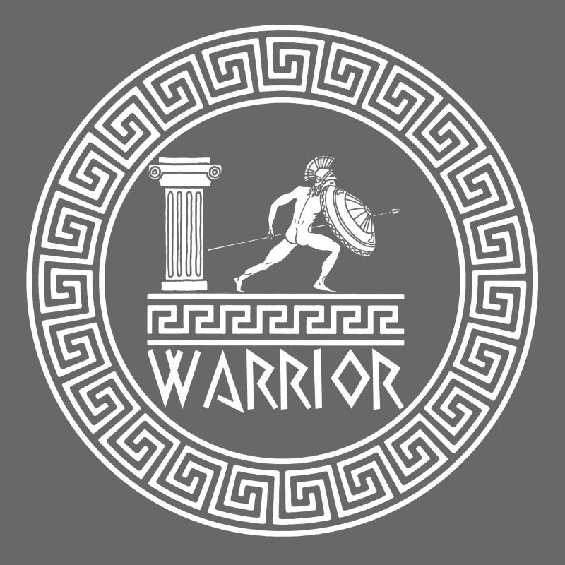 Ancient Greek warrior (white)