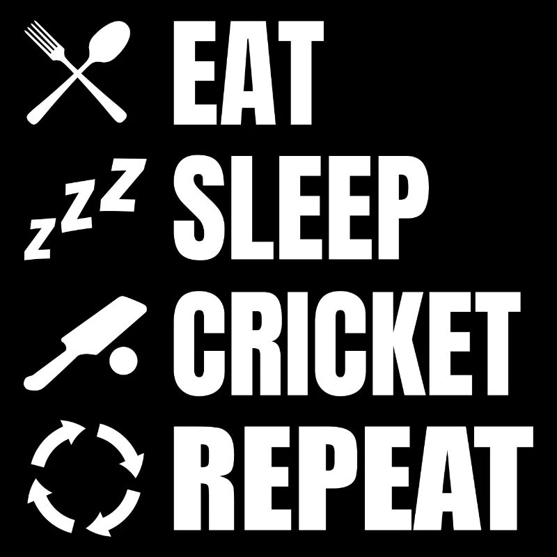 Cricket Spieler Tägliche Routine