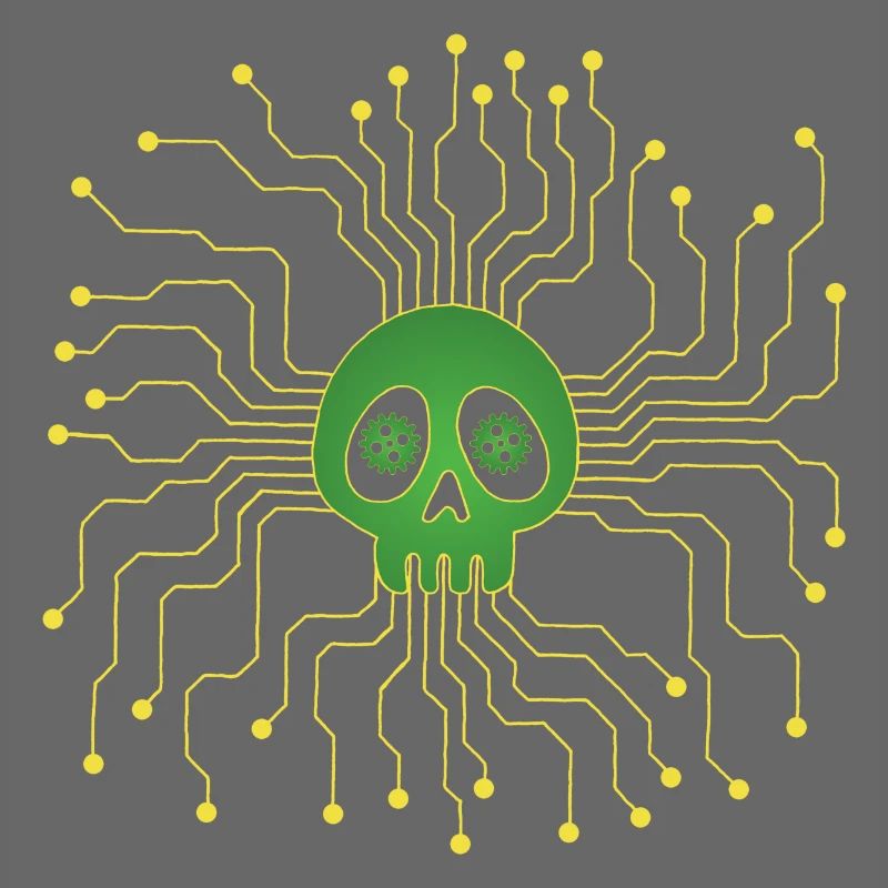 Microprocessor skull