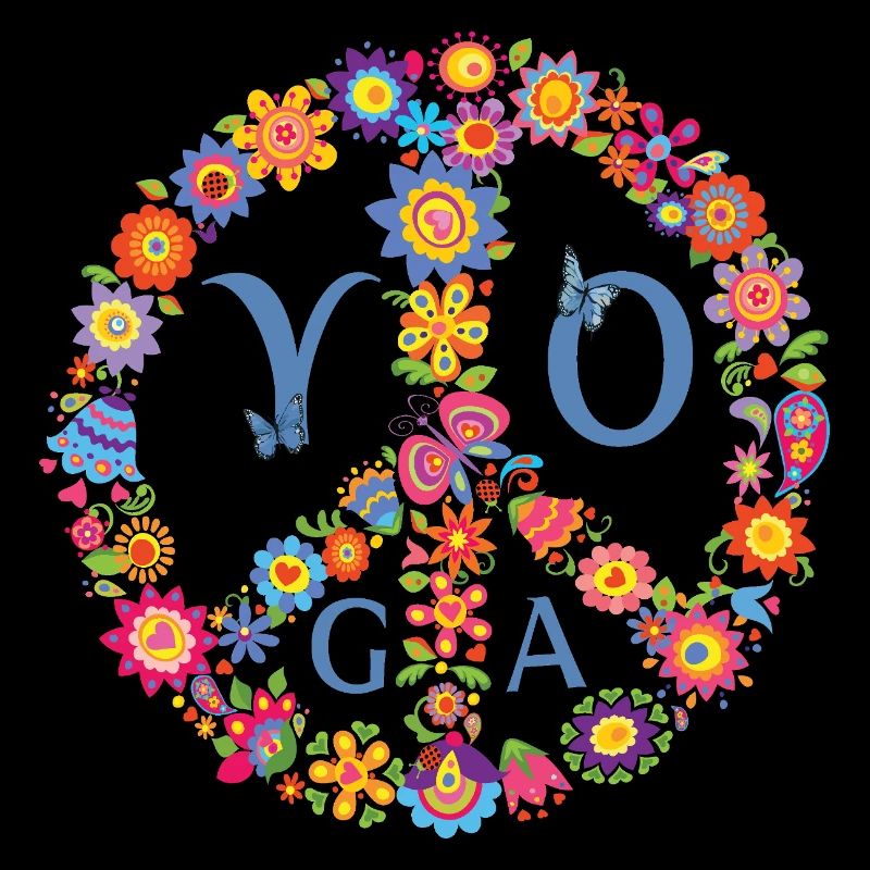 Peaceful Yoga 🌸 Flower Power Style