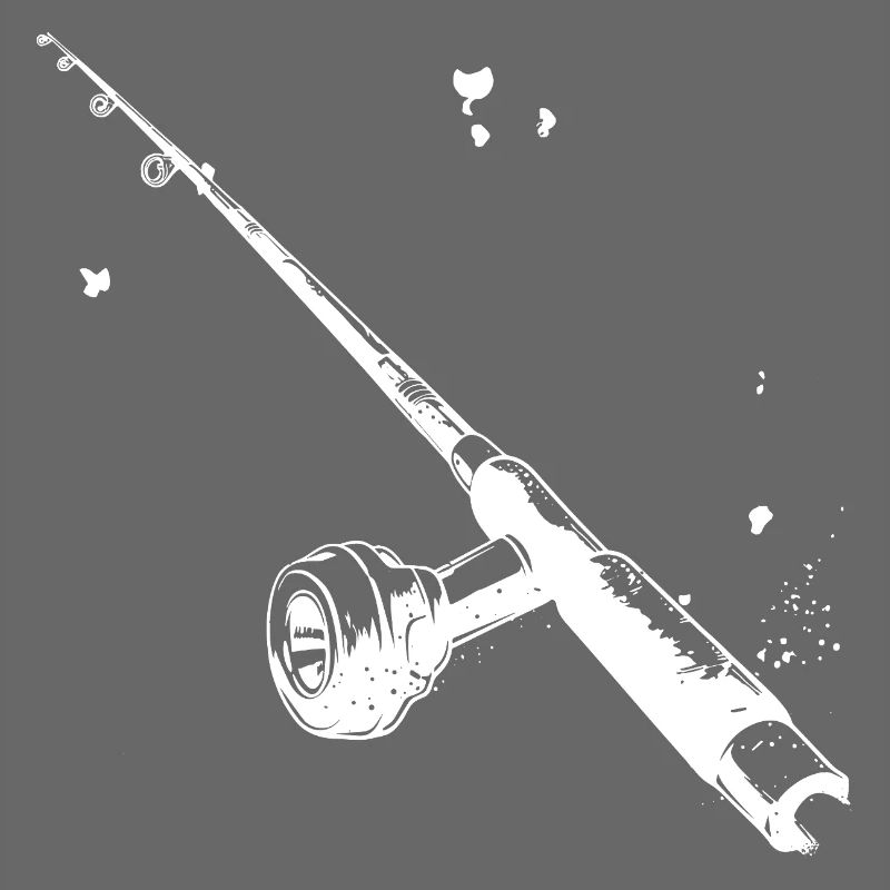 Dessin de canne à pêche
