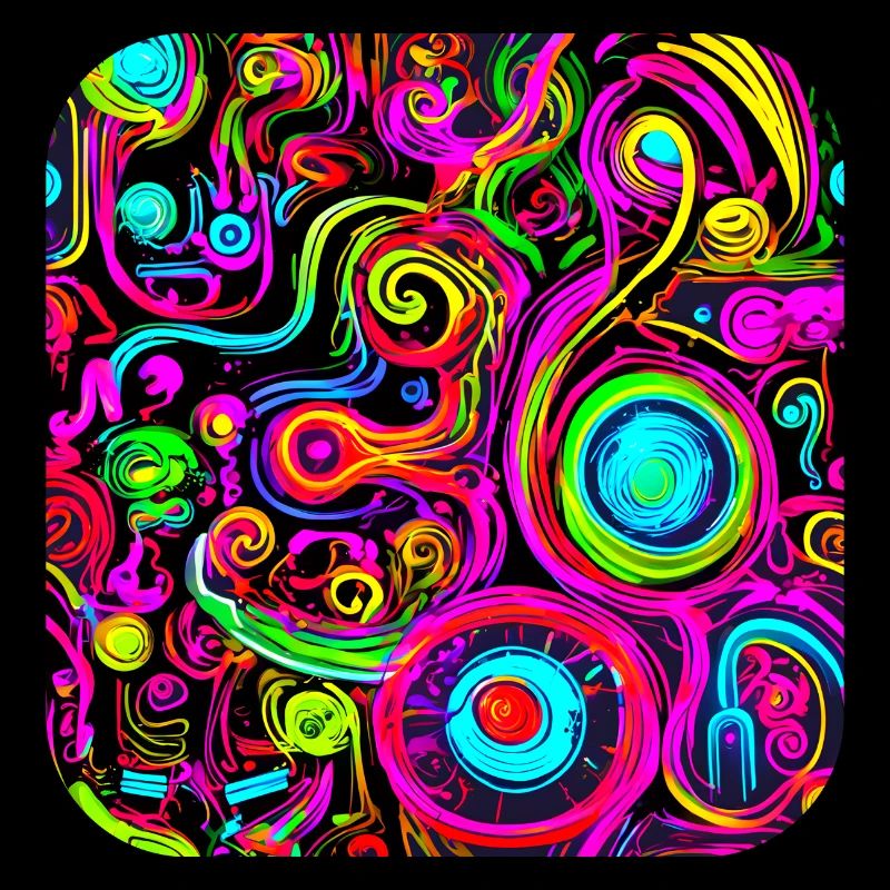 Neon Style Creative House Party Glow