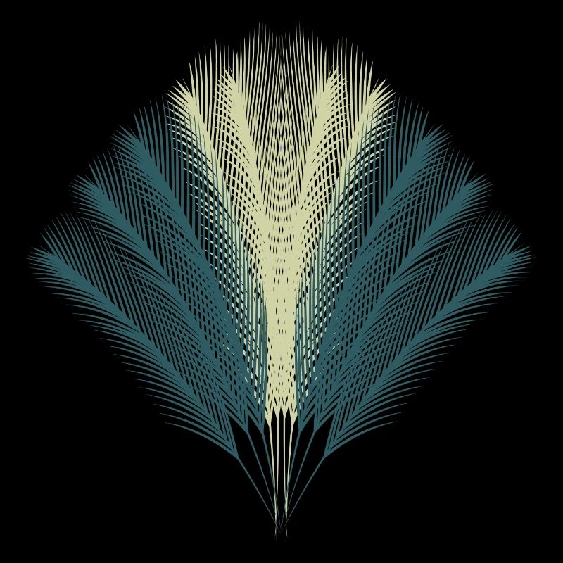 Eventail de plumes