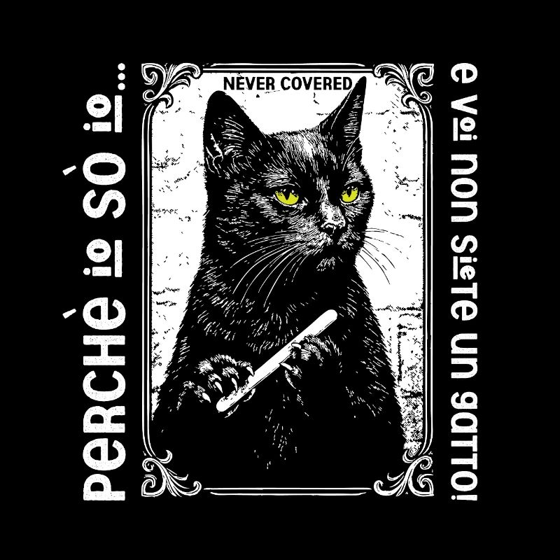 Je sais que moi et vous ne sommes pas un chat !