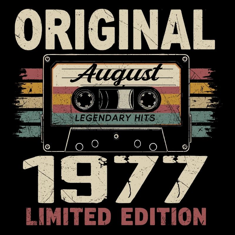 August 1977 August 1977 Geschenk August 1977 August 1977