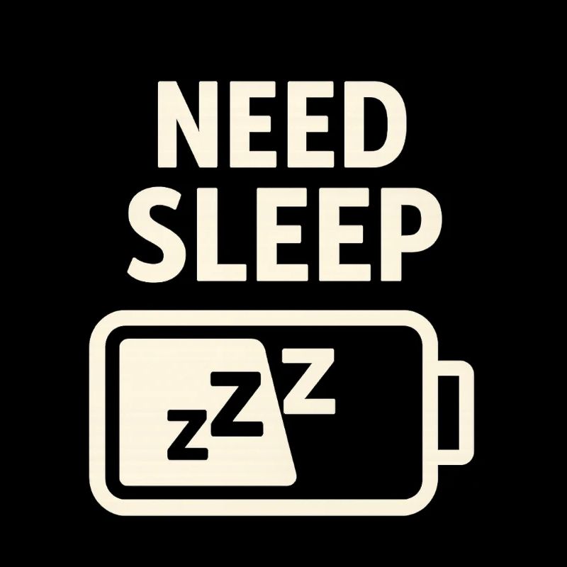 Need Sleep – Akku leer, Schlaf her!
