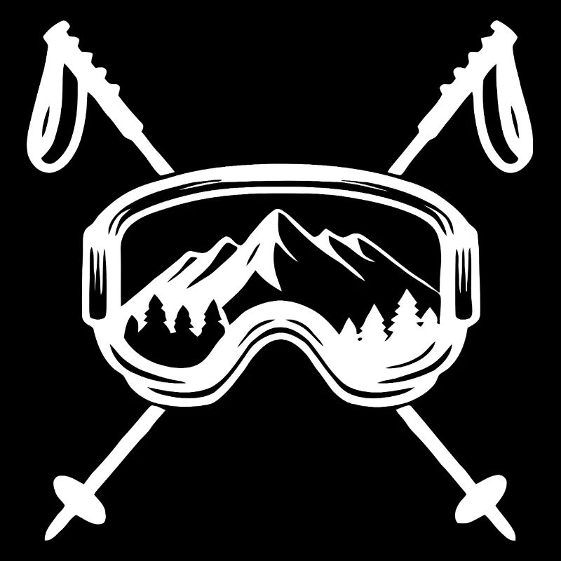Mountain Adventure Ski Goggles Design
