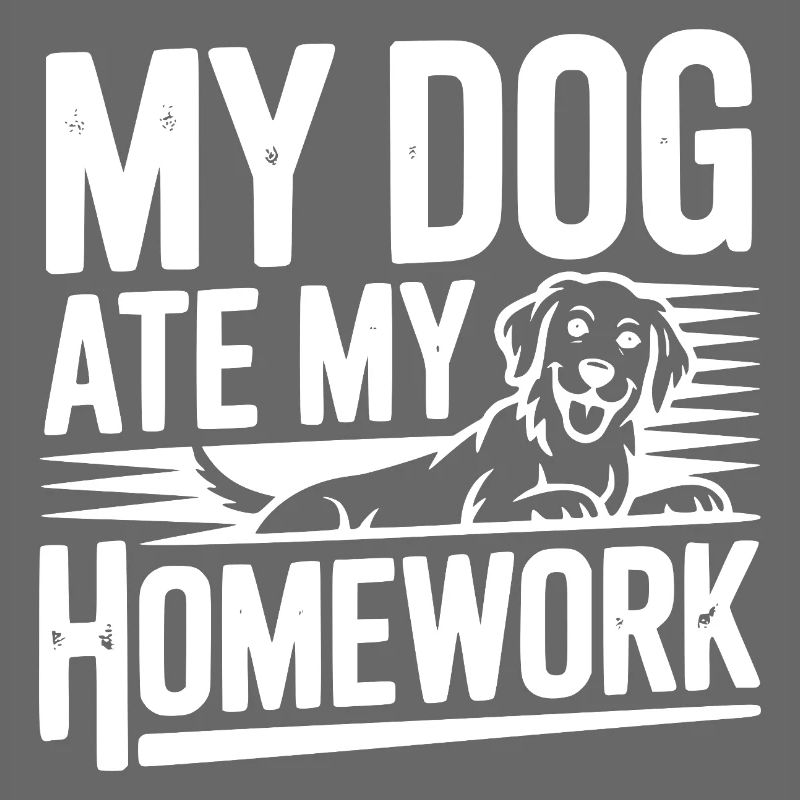 Mon chien a mangé mes devoirs