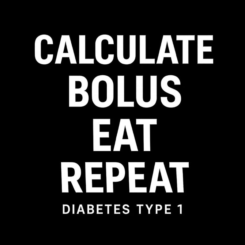 Calculer Bosul Eat Repeat White - Diabète de type 1