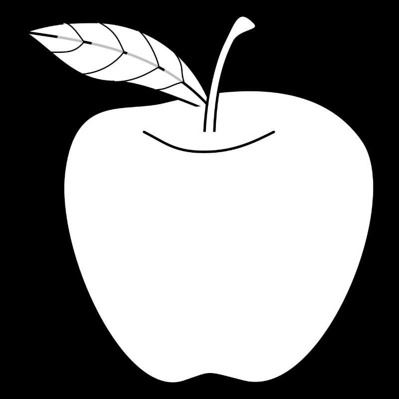 Apple black and white gift gift idea