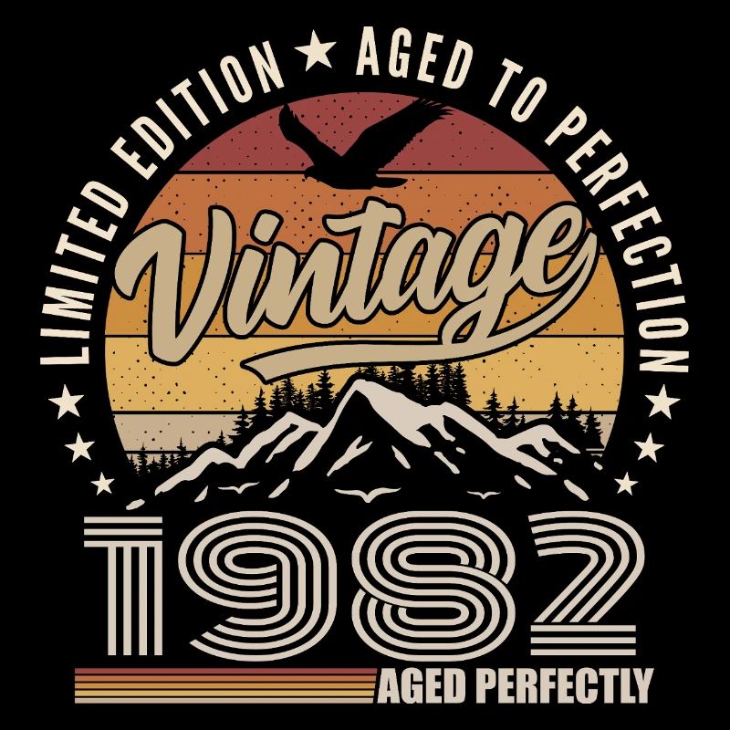 1982 Cadeau 43e Anniversaire 1982 Vintage 1982