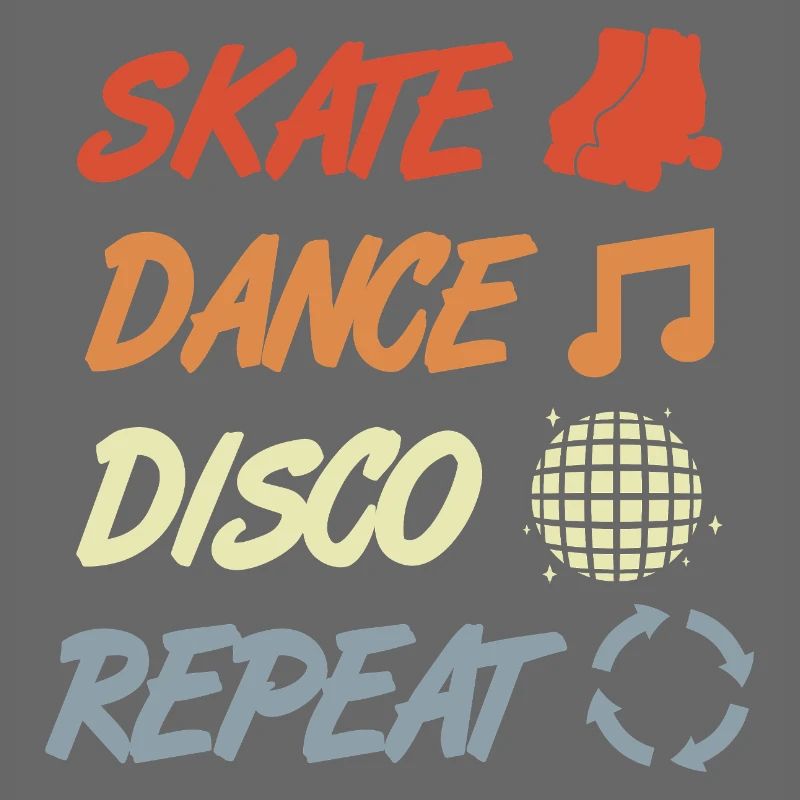 Rollschuhfahrer Disco