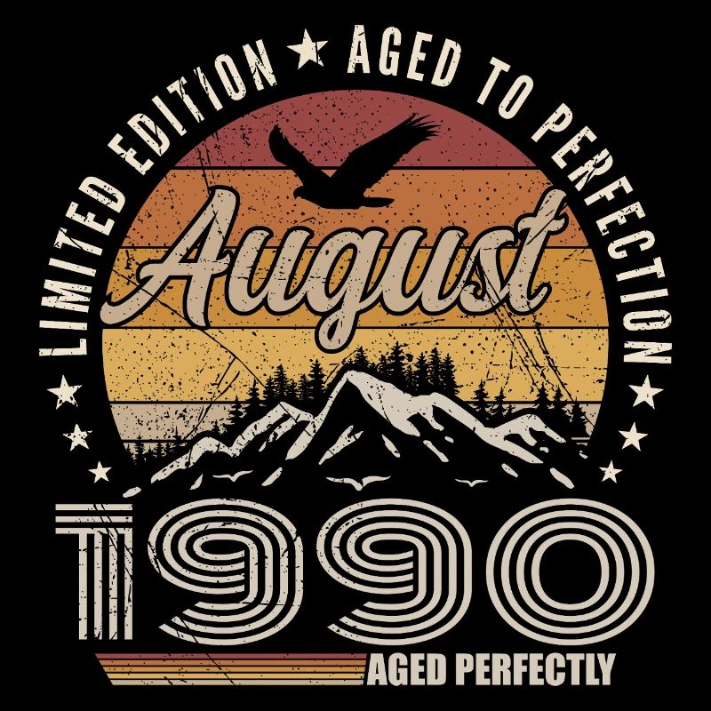 August 1990 Retro Anniversary August 1990 August 1990