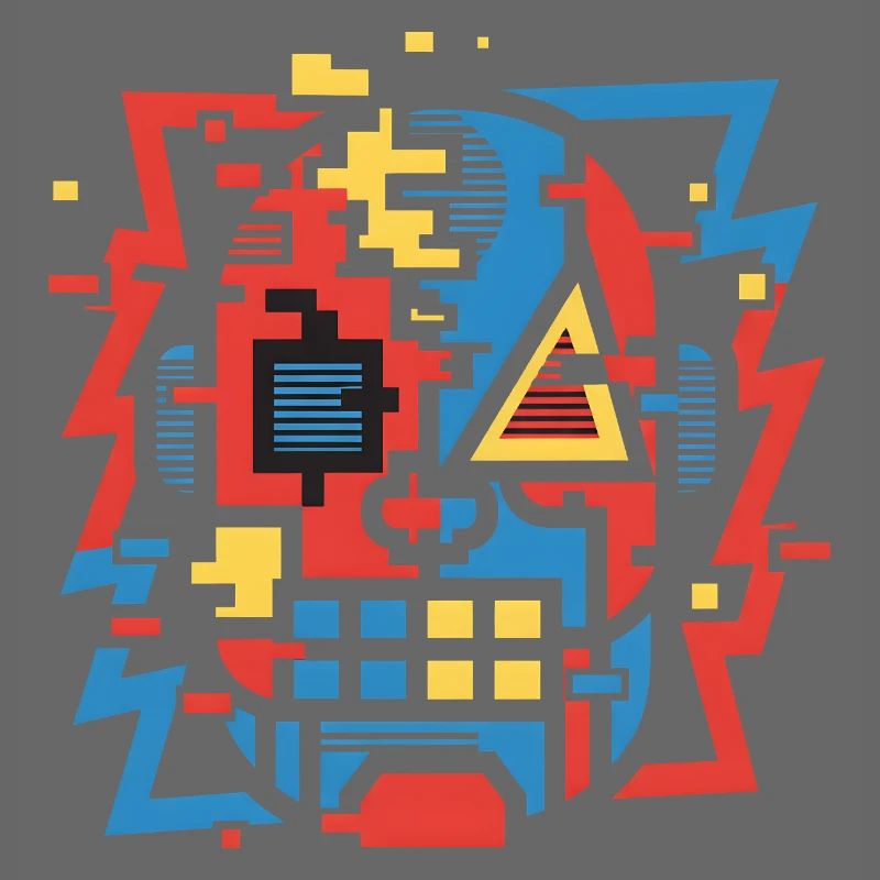 Face de bug abstraite