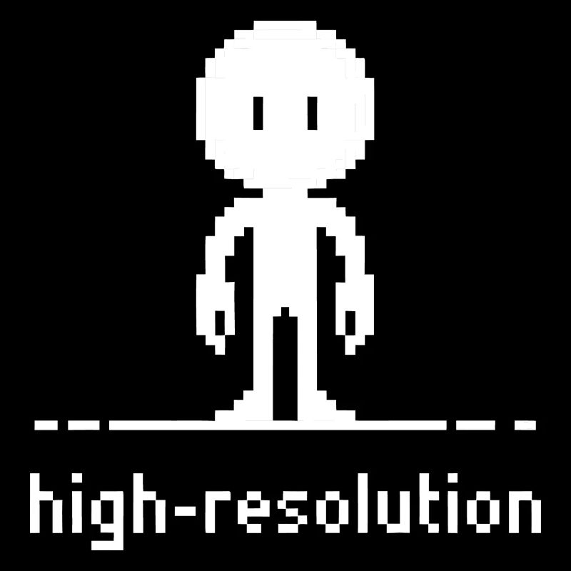 Pixel Art Haute Résolution Ironie Drôle Design