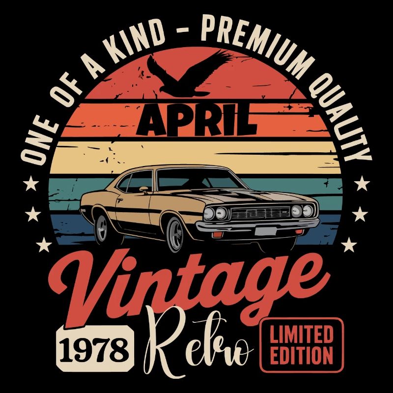 48 Jahre April 1978 Vintage Retro-Jubiläumsgeschenk