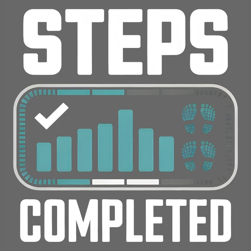 Steps Completed 10000 Schritte