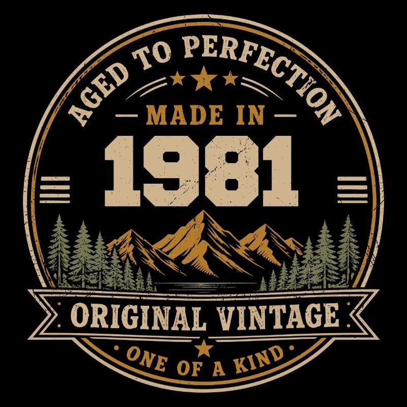 1981 Retro 1981 Vintage, 1981 Geschenk 1981