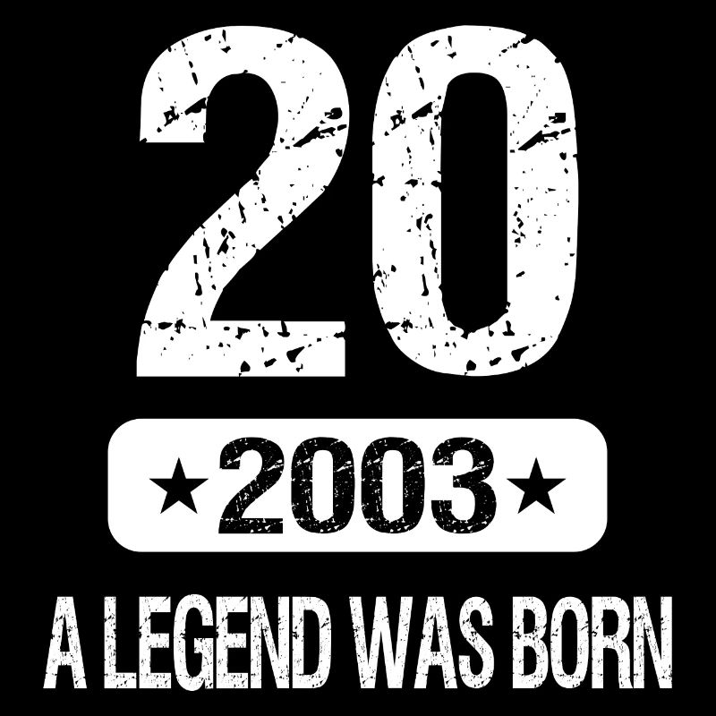20th Birthday 2003 A LEGEND WAS BORN