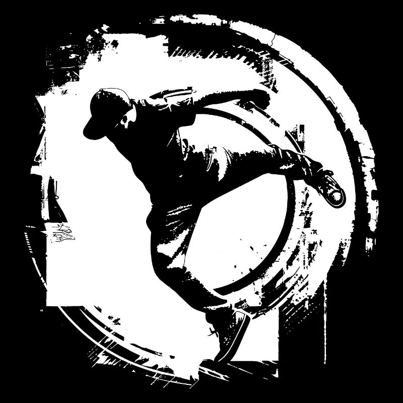 Dessin de breakdancer