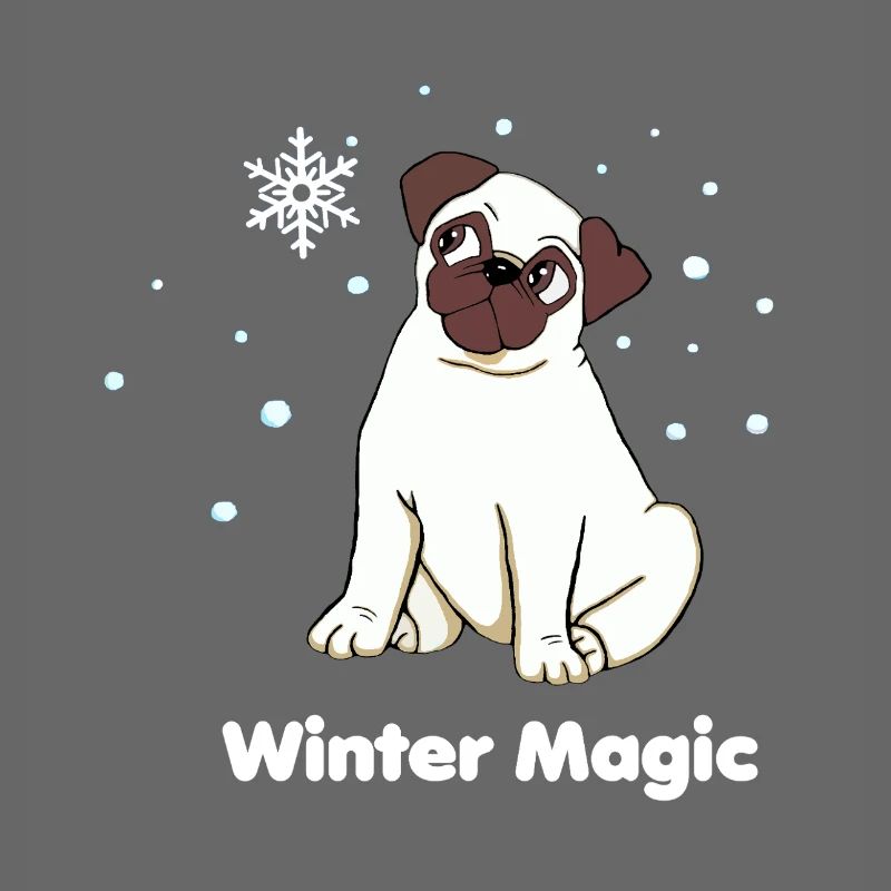 Winter Magic Pug