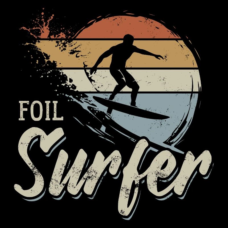 Foil Surfer - Wave - Surfer - Gift