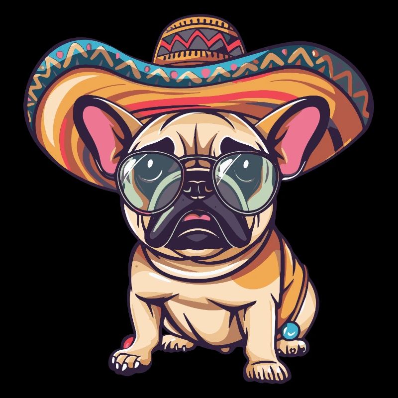 Buldog Français Chien Sombrero