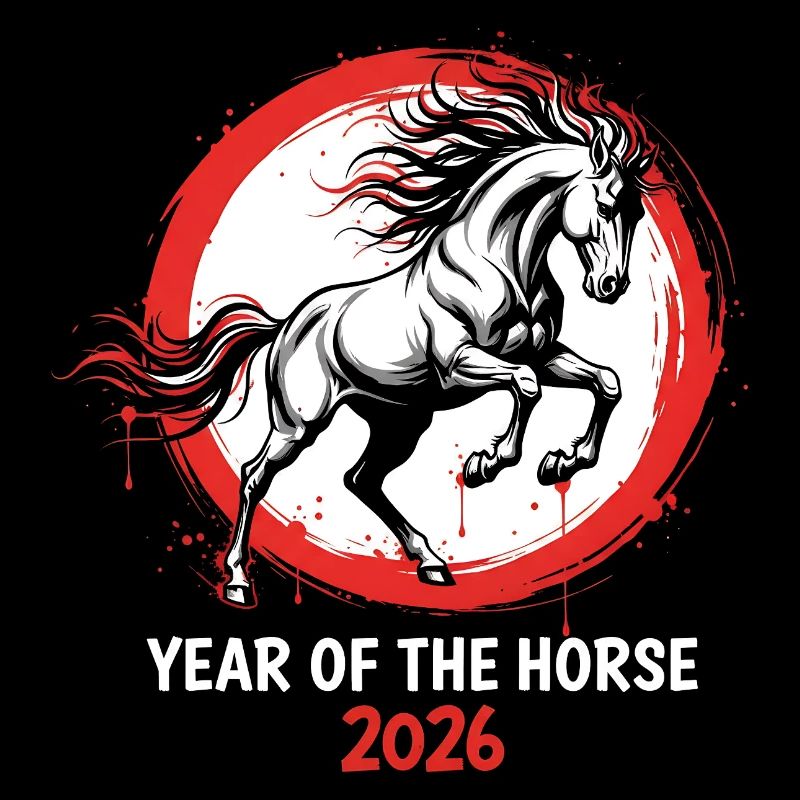 Année du Cheval 2026 Nouvel An chinois