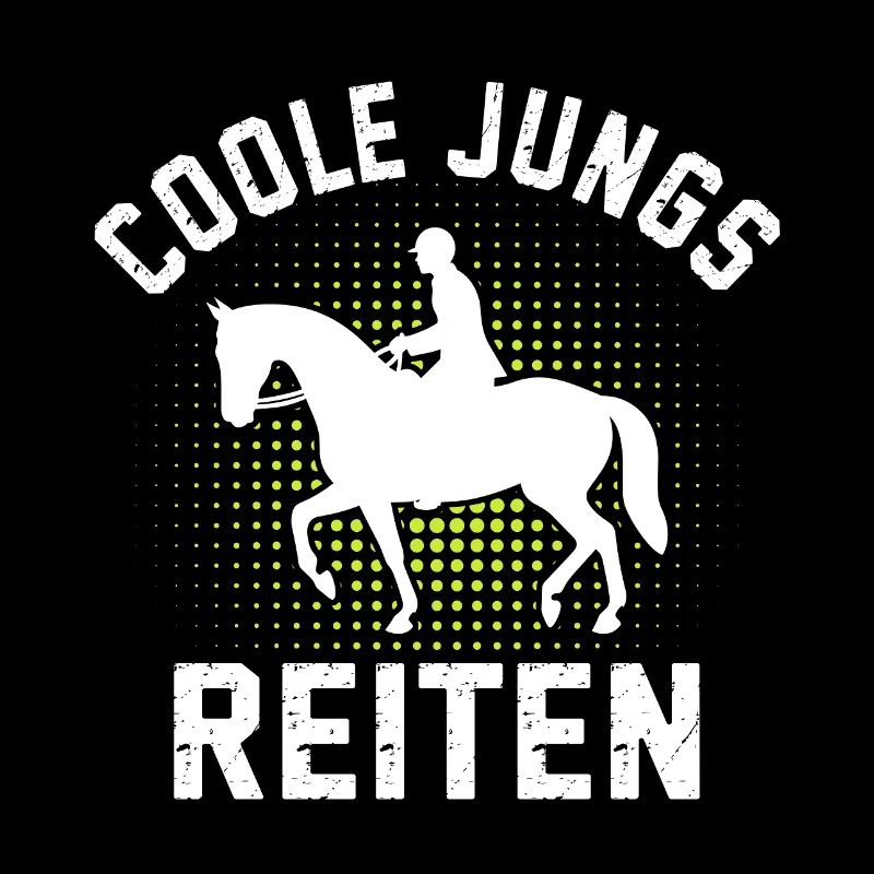 Cavalier Cheval Cool Guys en train de monter