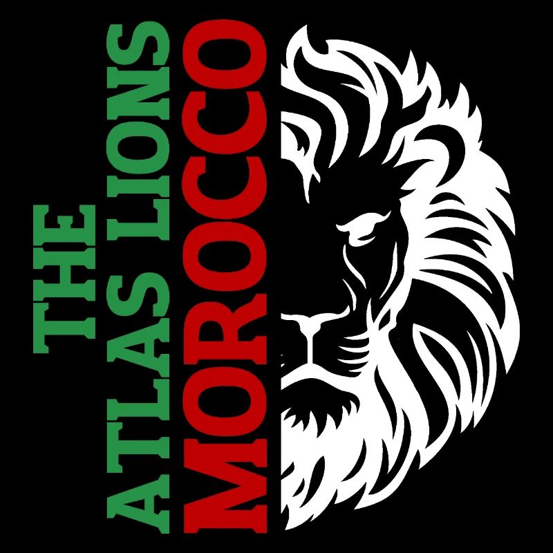 Typographie verticale du Maroc avec AtlasLion