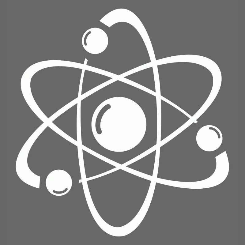 Atomic Model Line Art