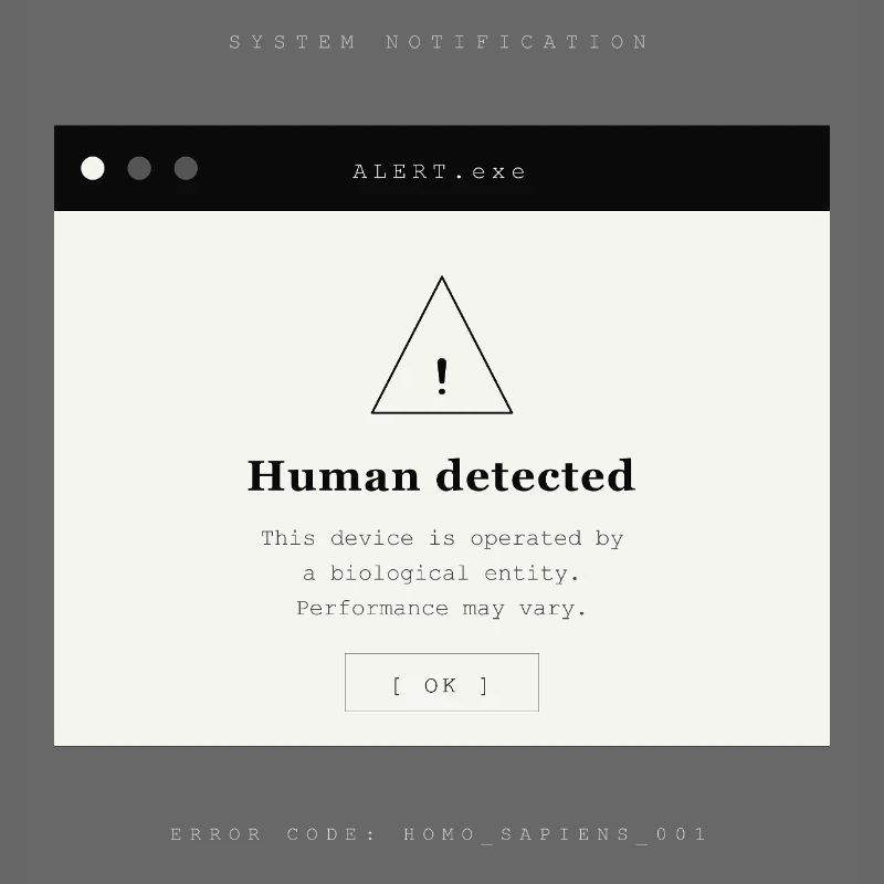 HUMAN DETECTED
