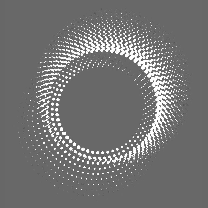Concentric Dot Spiral