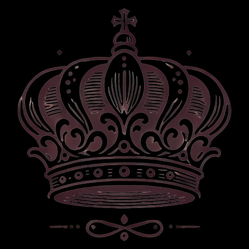 Conception de la couronne du Christ est roi