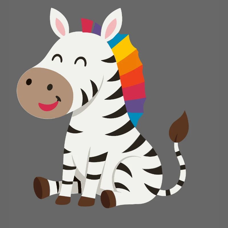 Süßes Zebra Design