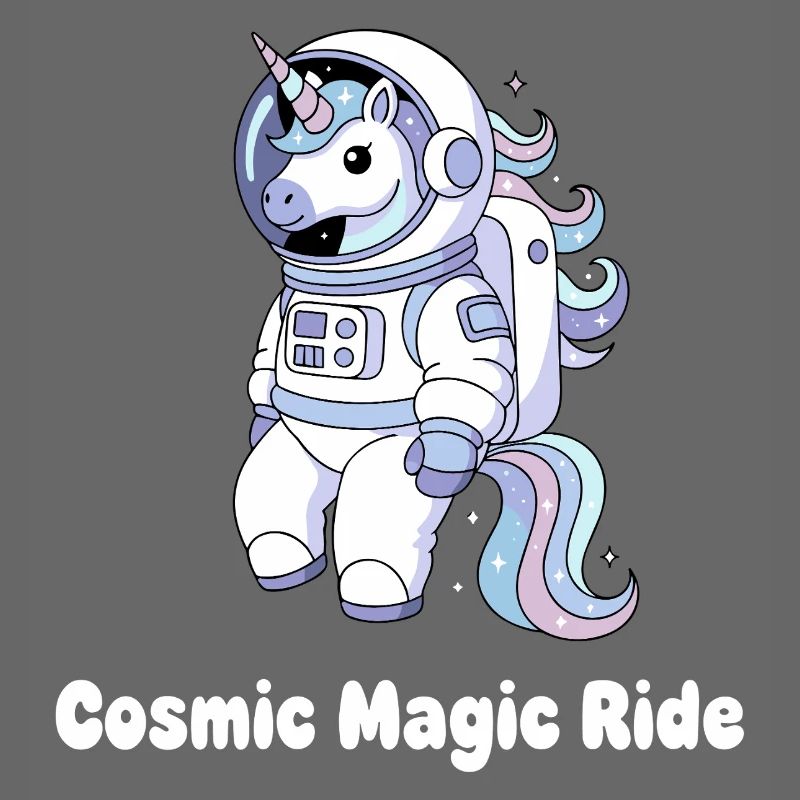 Kosmische Einhorn Raumfahrt
