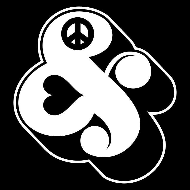 Et-Zeichen & – Funky Swag Peace Und Symbol Design