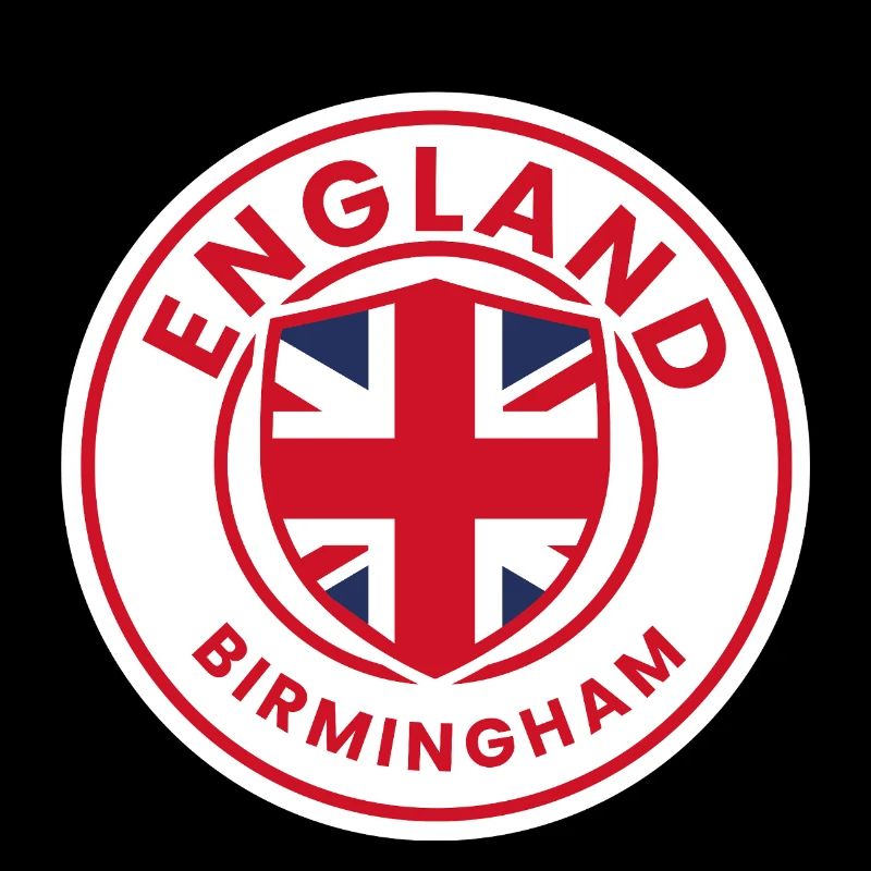 Britisches Abzeichen in Rot, Weiß, Blau