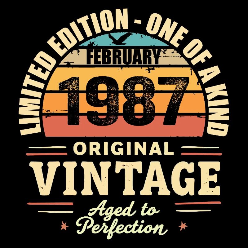 Februar 1987 Geburtstagsgeschenk Februar 1987