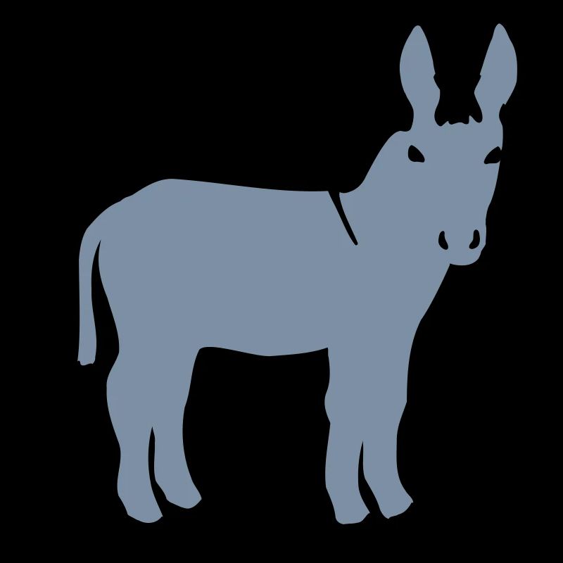 Eselchen Vektor vorn