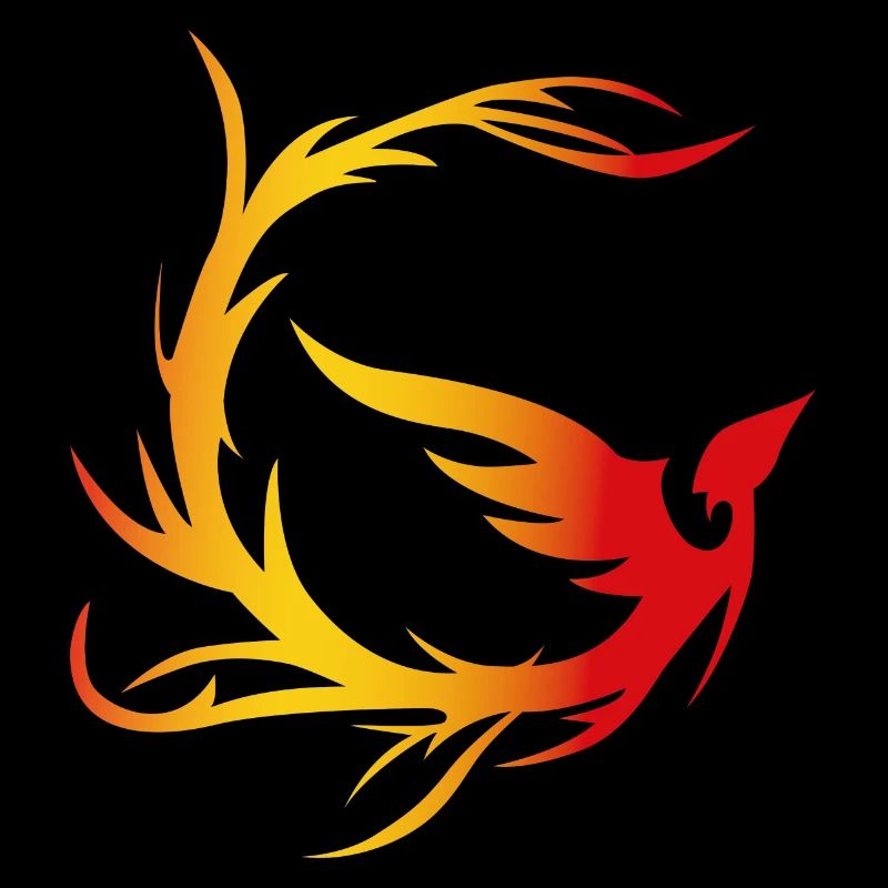 Firebird-Kreis mit Farbverlauf
