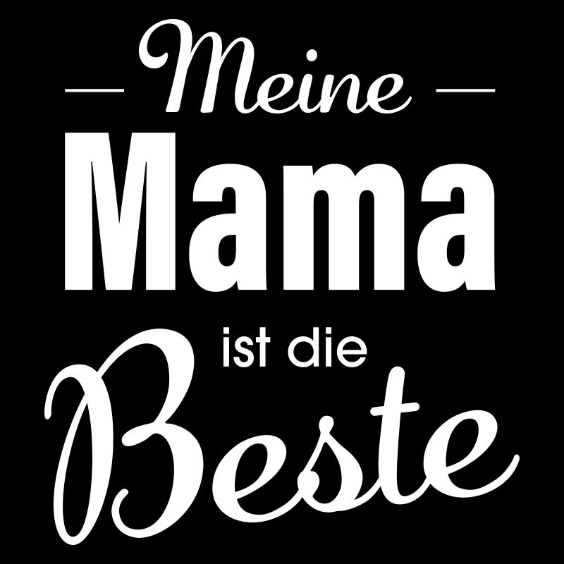 Muttertag meine Mama ist die Beste weiß