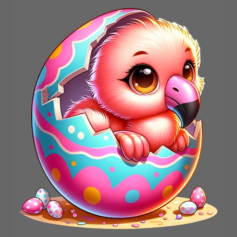 Cute Chick Hatches From Easter Egg
