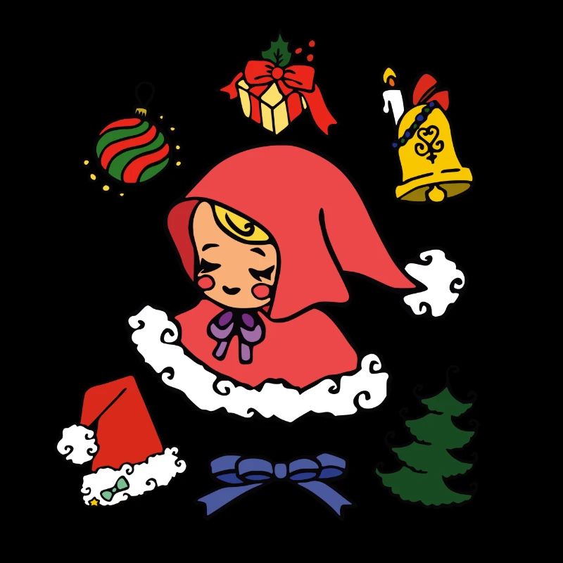 Douce image de Noël avec l’Enfant Jésus, arbre de Noël